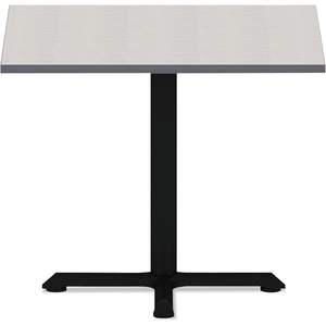 Alera ALETTSQ36WG Plateau de table réversible en stratifié 35,38 po. W X 35,38 pouces Table à manger carrée blanche/grise D - Product Image 2