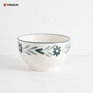 TRESUN 2025 Nuevo Juego de Vajilla de Cerámica Pintada a Mano de Diseño Europeo Rosa de 16, 20 y 32 Piezas, de Lujo, Ecológico y Apto para Microondas - Product Image 4