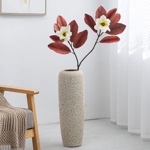 Flores Artificiales de Magnolia Meng Jie, Arreglo Floral de Seda y Plástico, Decoración para el Hogar, Accesorios para Bodas - Product Image 3