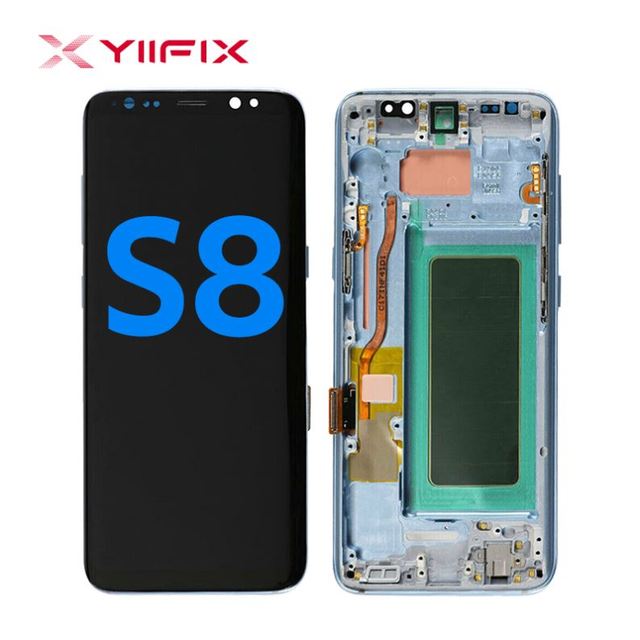 LCD Display Touch Screen Digitizer Assembly 4.1'' 400cd Luminance 1 Year Warranty for S8