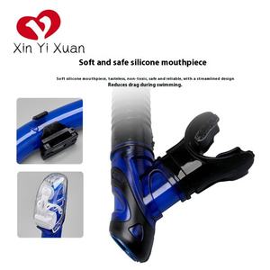 Factory OEM ODM Tempered Glass Silicone Strap Foldable Adjustable Waterproof Freediving Full <b>Face</b> Diving <b>Mask</b> <b>for</b> Adult Swimming - Product Image 2