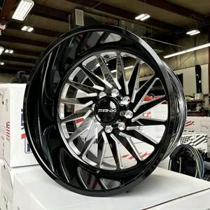 Jantes forgées noires et fraisées de 20, 22, 24, 26 pouces, avec configurations de trous 8x180, 8x165.1, 8x170, 6x5.5, 5x5.5 pour Ford F250, F450, Chevy <span class=keywords><strong>3500</strong></span> - Product Image 1