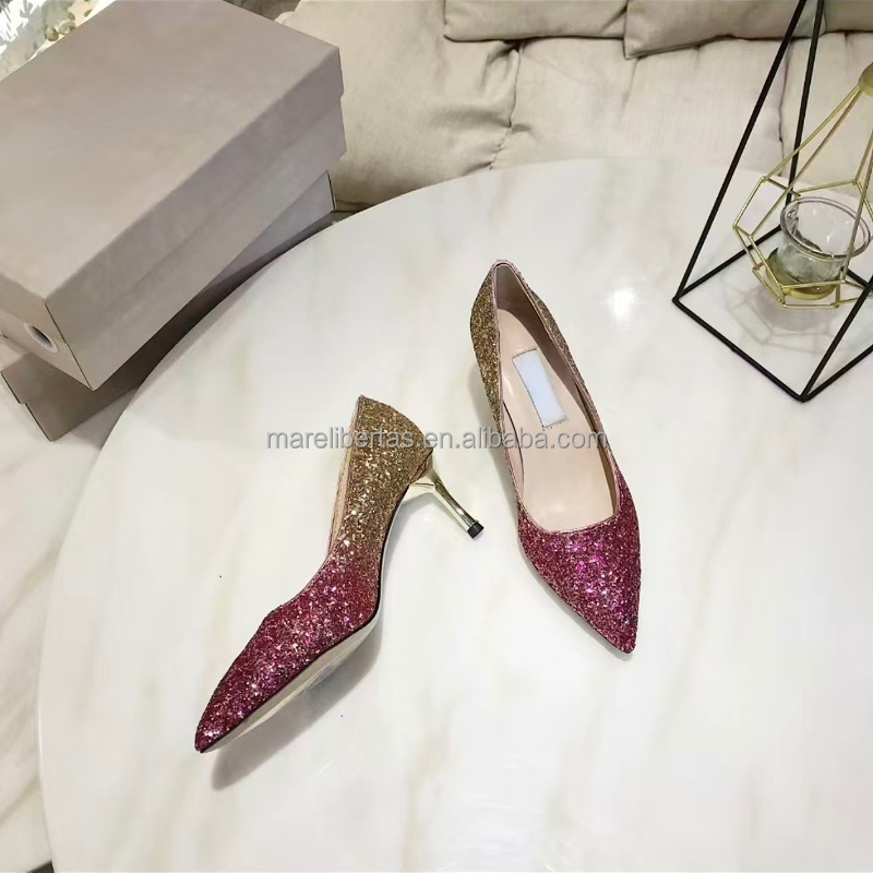In Stock Glitter High Heel Dress Shoes Suitable for Special Occasions |  Alibaba.com