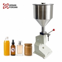 Machine de remplissage manuelle compacte pour liquides et pâtes, idéale pour les boissons, les répulsifs anti-moustiques, les parfums et le beurre de cacahuète
