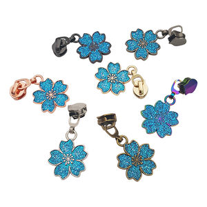 <span class=keywords><strong>2022</strong></span>, superventas, accesorios de bolsa de Color arcoíris, tirador de cremallera de Metal colorido/Tirador, deslizador de cremallera con logotipo de libélula personalizado - Product Image 3