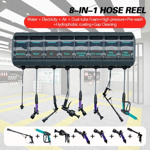 <span class=keywords><strong>Station</strong></span> <span class=keywords><strong>de</strong></span> <span class=keywords><strong>lavage</strong></span> <span class=keywords><strong>de</strong></span> voitures commerciales électrique intégrée avec enrouleur <span class=keywords><strong>de</strong></span> tuyau en acier - Combinaison flexible en option - Product Image 1