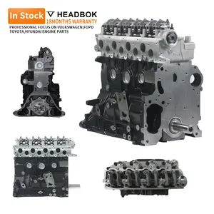 HEADBOK D4BH Diesel Engine Motor Cylinder Block Parts for Hyundai H100 H1 4D56 4D55T 24100-42200 MD050140 24100-42500