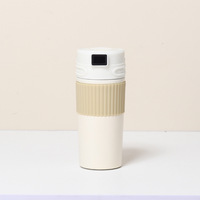Thermos en acier inoxydable avec affichage de la température LED portable FX, anti-fuite, bouteille à café et à lait pour étudiants, vaisselle intelligente