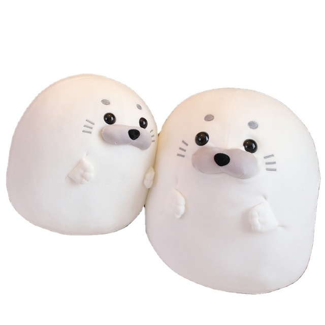 Cute Super Soft Plush Seal Toy Naughty Doll Birthday Gift for Him & Girlfriend PP Cotton Filled Wholesale