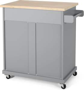 Knight, chariot <span class=keywords><strong>de</strong></span> cuisine Batavia Home, gris - Product Image 3