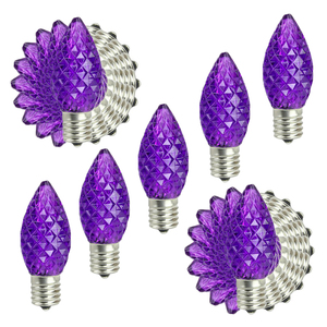 120V 0.65W SMD đèn <span class=keywords><strong>LED</strong></span> C9 E17 mặt rõ ràng bóng đèn C9 giáng sinh Bóng đèn ngoài trời Vườn - Product Image 4