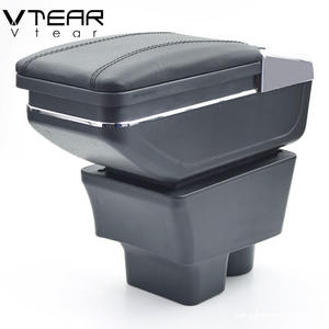 Vtear-reposabrazos para <span class=keywords><strong>Skoda</strong></span> <span class=keywords><strong>Fabia</strong></span>, caja de almacenamiento para tienda central, soporte interior ABS con rosca roja, accesorios para reposabrazos decoration08-14 - Product Image 3