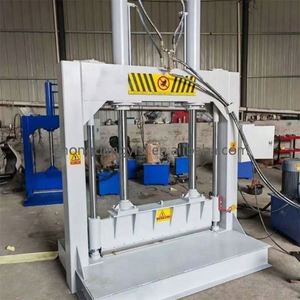 Industrial <b>Hydraulic</b> Rubber <b>Cutter</b> Heavy Duty <b>Hydraulic</b> Rubber Cutting Machine for Rubber Recycling Factory Use - Product Image 3