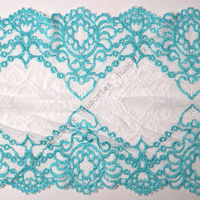 Nouveau tissu en dentelle jacquard en polyester et nylon multicolore en spandex, léger et de haute qualité pour vêtements féminins, mariages et mode.