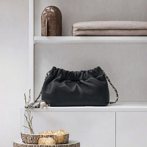 High Quality Top Grade Women's Luxury Solid Color Genuine Leather Handbag Wallet Chain Fashionable Shoulder <b>Crossbody</b> <b>Bag</b> for - Product Image 2