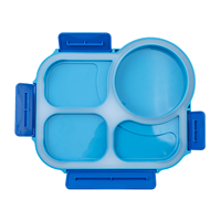 Boîte à lunch isotherme en acier inoxydable 304 sans BPA, 3 compartiments, écologique, moderne/mignonne, anti-fuite, pour l'école primaire