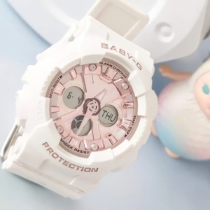 สำหรับ<span class=keywords><strong>นาฬิกา</strong></span>สปอร์ตกันน้ำ <span class=keywords><strong>BABY</strong></span>-<span class=keywords><strong>G</strong></span> BA-130 ซีรีส์ พร้อมนาฬิกาปลุกและปฏิทินสำหรับนักเรียนมัธยมต้นและมัธยมปลาย - Product Image 1