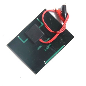 Masuyoshi Mitsu 1.5W 12V Polycrystalline <b>Solar</b> <b>Panel</b> With Tiger Clip For Toy And <b>Small</b> Devices - Product Image 5