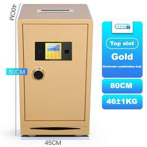 동전 작동식 안전 홈 오피스 지문 비밀번호가 있는 저금통 저금통 - Product Image 2