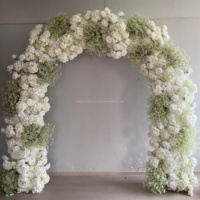 Arche de fleurs artificielles en soie pour mariage, couleur personnalisée, 7-8 pieds, écologique, pour la décoration de cérémonies, événements et fêtes