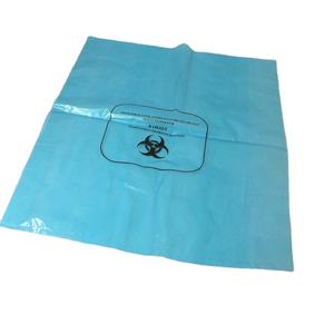 Bolsa de basura médica con logotipo personalizado Biohazard biodegradable bolsa de basura clasificada portátil plana producto de embalaje e impresión - Product Image 1