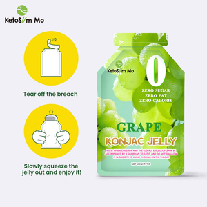 Precio <span class=keywords><strong>de</strong></span> fábrica Instant Zero Fat Grape Gelee <span class=keywords><strong>De</strong></span> Bardane Drink Jeli Gelatina Di Konjac Jelly - Product Image 3