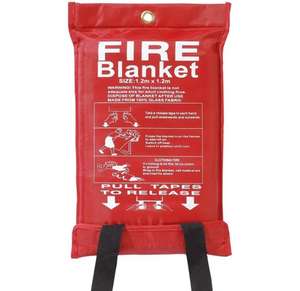 Yüksek kaliteli ev yangına dayanıklı güvenlik acil yangın kayıt fiberglas yangın battaniyesi - Product Image 1