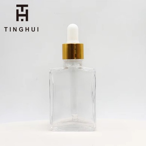 Botellas de Vidrio Ámbar Transparente para Suero de Aceites Esenciales, 15ml, 30ml, 50ml, 100ml, con Gotero y Caja de Empaque, Venta al Por Mayor - Product Image 5
