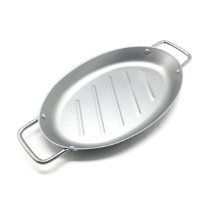Barbecue/Gril Ovale En Fonte Portable - Charbon De Bois - Neuf