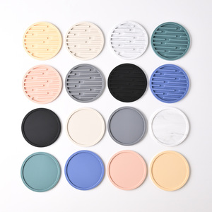 Sottobicchieri in Silicone Piccoli a Pois, Antiscivolo, Antiaderenti, Ispessiti, Resistenti al Calore, Facili da Pulire <span class=keywords><strong>per</strong></span> Bevande, Tavolini da Caffè, Scrivanie da Ufficio - Product Image 2
