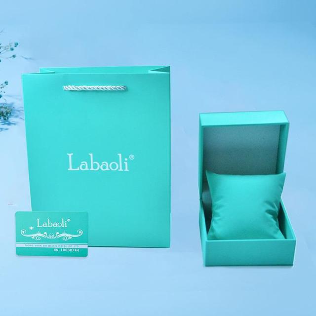 Labaoli Watch Box Luxury Gift Package Original Paper Packaging Women Green Watches Set Boxes