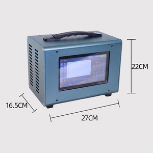 Machine de marquage laser à fibre miniature portative 20W 30W 50W pour la gravure sur métal avec écran tactile et batterie au lithium - Product Image 2