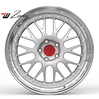 Rines de Aleación de Dos Piezas Forjados a Medida para Carreras, 18 19 20 21 22 23 24 Pulgadas, 5x100 5x108 5x112 5x114.3 5x120