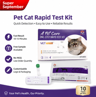 Kits de dépistage rapide du coronavirus félin pour animaux de compagnie, tests antigéniques pour chats, tests vétérinaires rapides FCOV