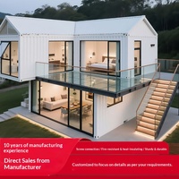 YSLANDSCAPE Conteneur mobile amovible en verre trempé EPS pour maison, espace de vie extérieur et salle de réunion