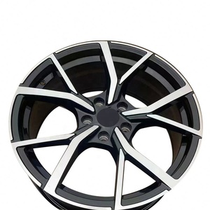 Jantes en alliage d'aluminium à rayons multiples de 18 <span class=keywords><strong>pouces</strong></span>, 5X112 5X100PCD, <span class=keywords><strong>5</strong></span> trous, compatibles avec les voitures particulières VW <span class=keywords><strong>Polo</strong></span> Golf - Product Image 3
