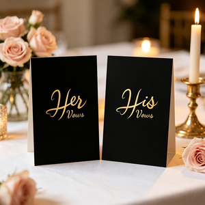 Libros de Votos Personalizados al por Mayor, Tarjetas, Libro de Invitados de Boda, Libros de Votos para Él y Ella, Diario de Recuerdos de la Ceremonia, Personalización al por Mayor - Product Image 1