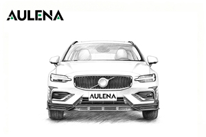 Aulena Kit Carbone Sec : Diffuseur Arrière, Jupes Latérales, Enjoliveurs de Roues, Canards Avant, Prises d'Air Avant, Lame Avant et Spoiler pour <span class=keywords><strong>Volvo</strong></span> <span class=keywords><strong>V60</strong></span> - Product Image 3