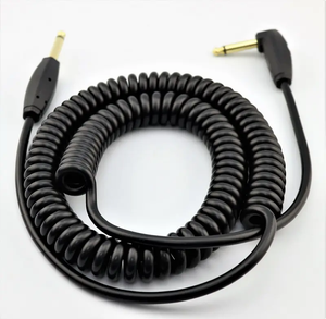 Bienvenido a OEM Guitar Cable Guitar Cabel Cable de guitarra profesional de fábrica directamente 3M 6M <span class=keywords><strong>10M</strong></span> con altavoz 6,35 <span class=keywords><strong>Jack</strong></span> 4 Mm - Product Image 1