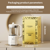 Mixeur Électrique Multifonction 7-en-1 Robuste pour la Maison, Extracteur de Jus de Fruits Frais, Mixeur à Smoothies Électrique Silver Crest