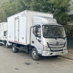 New Euro 3 Diesel Frozen Seafood Storage 5 Ton Refrigerator Meat Vegetable Fruit 4*2 Mini Refrigerated Truck Foton 4 Cylinders - Product Image 1