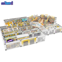 Equipo de Juegos Comercial para Interiores, con Rueda Gigante Interactiva, Piscina de Pelotas, Toboganes Acolchados, Área de Juegos para Guarderías