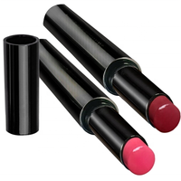 Rouge à lèvres personnalisé avec logo, formule crémeuse pour des lèvres douces et pulpeuses, crème à la vitamine E, couleur pressée, rouge à lèvres haute brillance