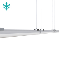 Barre lumineuse LED linéaire personnalisable OEM, durable, étanche IP66, résistante aux basses températures, anti-buée, pour entrepôt frigorifique et stockage de glace