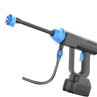 Lavadora de Autos Inalámbrica Portátil RYNEX, Mini Pistola de Agua a Presión Inalámbrica, Fácil de Usar, Funciona con Batería, Mayor Potencia, Pistolas de Pulverización