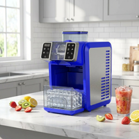 Machine à glace pilée HONEYICE 2-en-1 avec mini-compresseur, production 20-30kg/jour, OEM/ODM, usage domestique, classe d'efficacité énergétique CE