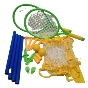 Tuintennisset Met Net En Rackets Buitensportspel Voor Kinderen Volwassenen Familie