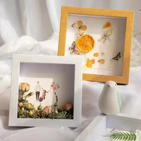Cadres 3D en relief avec verre pour vente en gros, formats 8x8, 8x10, 10x10, 12x12 pouces et A4 - Vitrine de présentation profonde de 3 cm et 5 cm