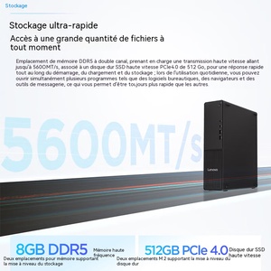 Offre Spéciale Nouveau Ordinateur de Bureau Commercial <span class=keywords><strong>Lenovo</strong></span> Yangtian M4000q Intel i7-12700 Mémoire DDR5 8G/16G SSD 256G/512G - Product Image 2
