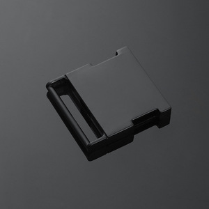 Hebilla de liberación lateral de aleación negra y plateada para cinturones, accesorio de ferretería duradero - Product Image 2